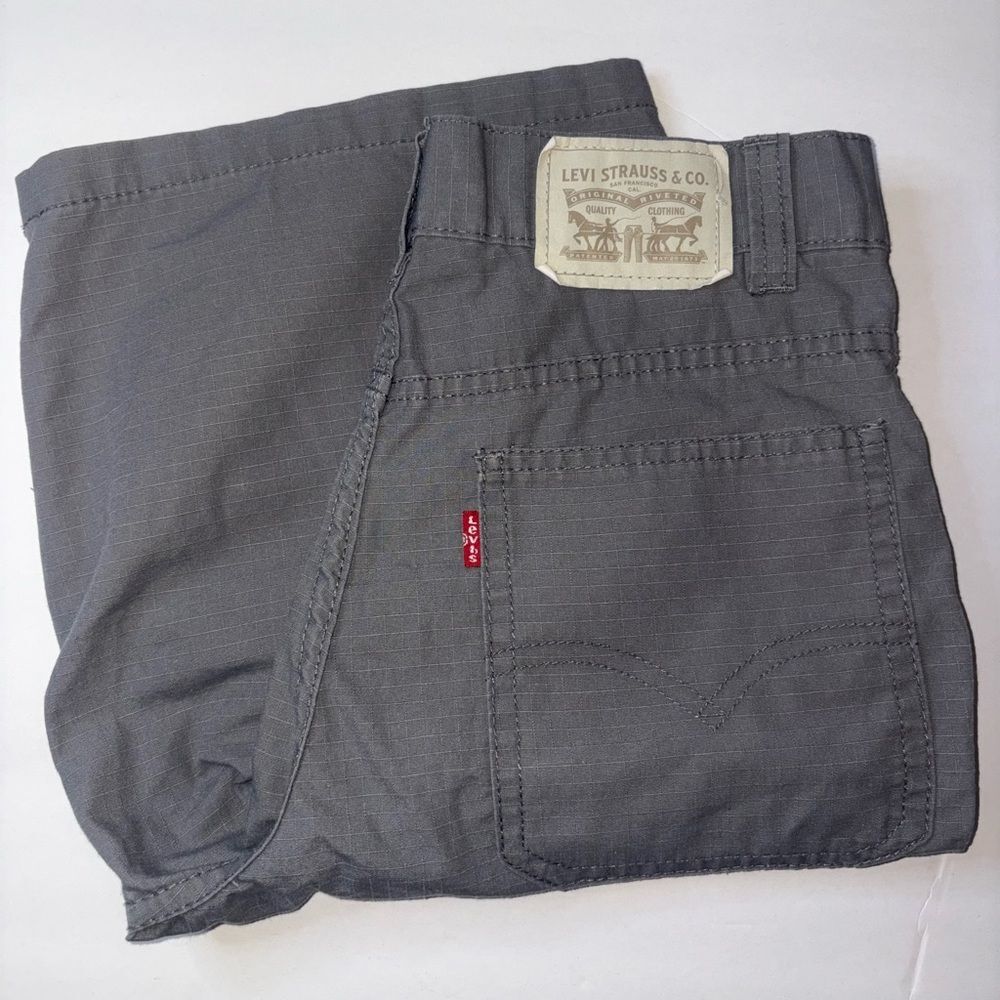Levi's Gray Cotton-Blend Pants 14 reg W27